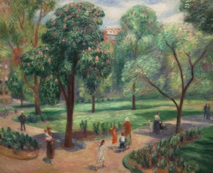 William Glackens The Horse Chestnut Tree, Washington Square Germany oil painting art